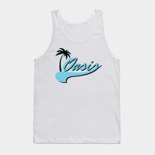 Oasis Palm Tee Tank Top